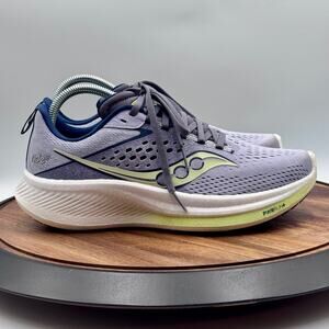 SAUCONY Women's Ride 17 S10924-110 Iris/Navy Running Sneakers Shoes Size 9